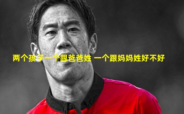 两个孩子一个跟爸爸姓 一个跟妈妈姓好不好